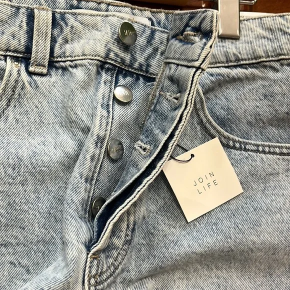 Zara Denim High Rise Short - Picture 5 of 8